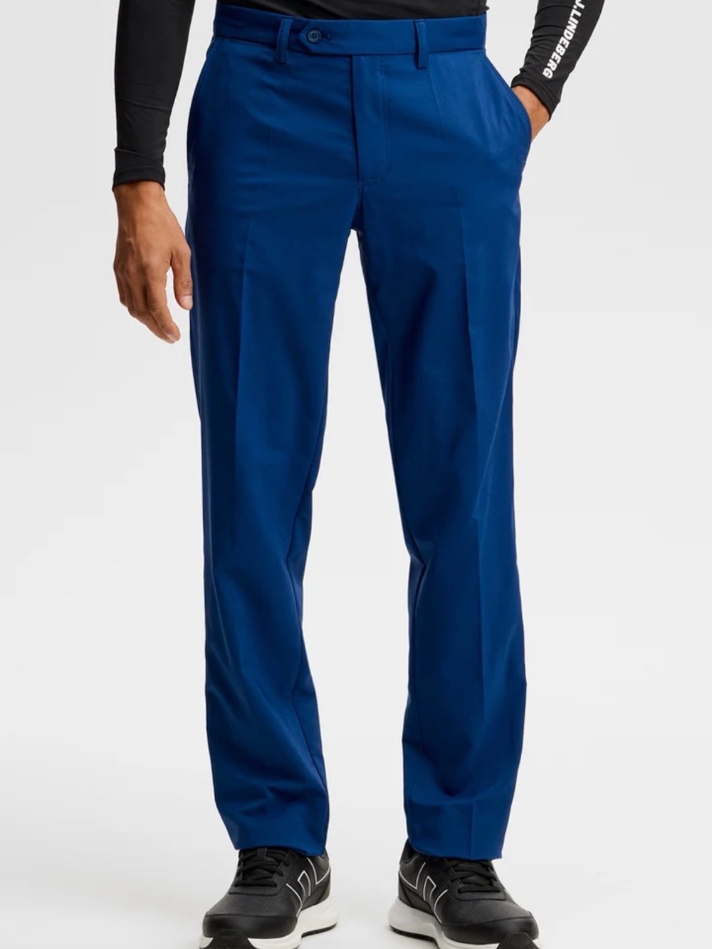J.Lindeberg Men's Straight Performance Golf Pants - Blue